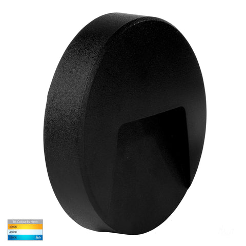 Seefore Polycarbonate Black LED Step Light - HV3221T-BLK