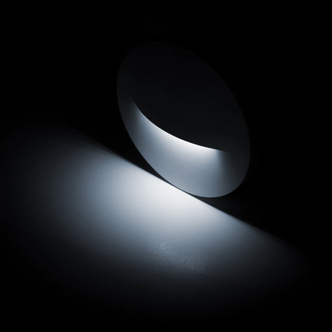 Lisca Aluminium Black Round LED Wall Light - HV3227T-BLK-12V