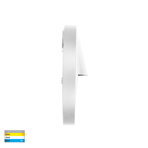 Lisca Aluminium White Round LED Wall Light - HV3227T-WHT-12V