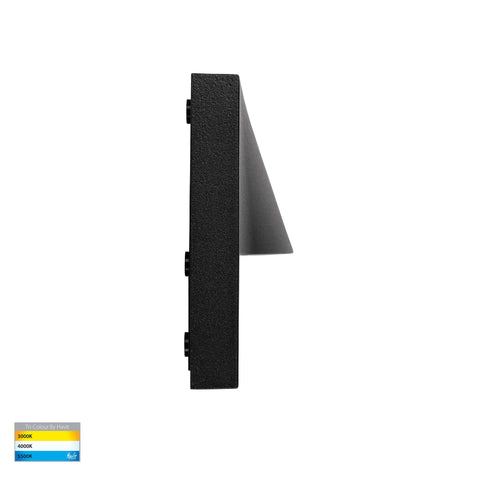 Lisca Aluminium Black Rectangular LED Wall Light - HV3229T-BLK-12V