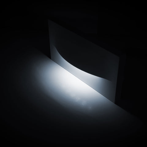 Lisca Aluminium Black Rectangular LED Wall Light - HV3229T-BLK-240V