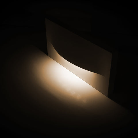 Lisca Aluminium Black Rectangular LED Wall Light - HV3229T-BLK-240V