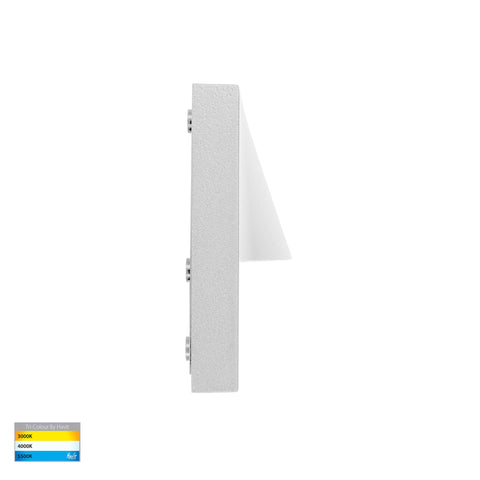 Lisca Aluminium White Rectangular LED Wall Light - HV3229T-WHT-240V