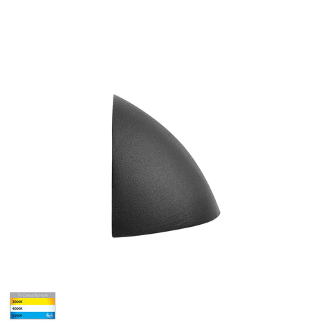 Curva Black LED Step Light - HV3251T-BLK-12V
