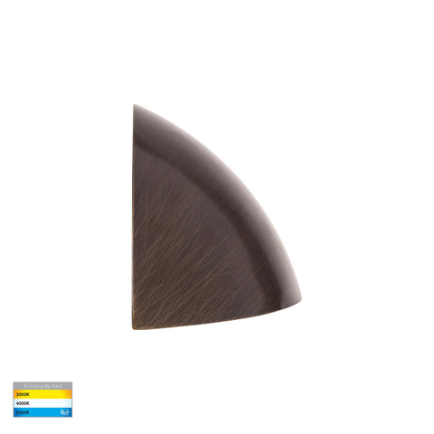 Curva Antique Brass LED Step Light - HV3252T-AB-12V