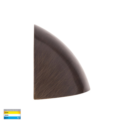 Curva Antique Brass LED Step Light - HV3253T-AB-12V