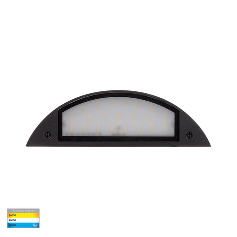 Curva Black LED Step Light - HV3253T-BLK-12V