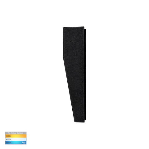 Fino Black Square LED Outdoor Step Light - HV3268T-BLK-12V-SQ