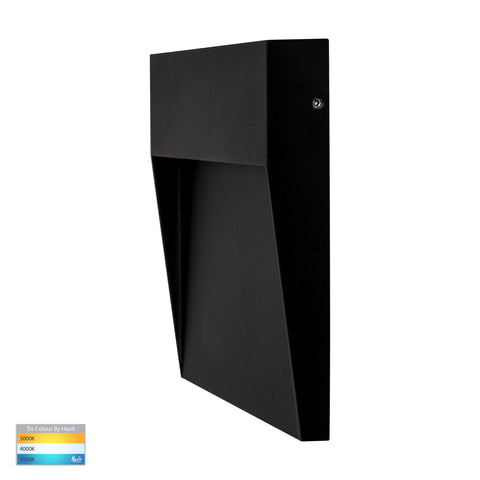 Fino Black Square LED Outdoor Step Light - HV3269T-BLK-12V-SQ