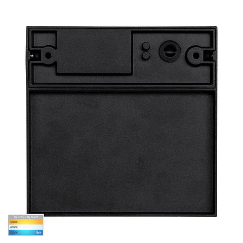 Fino Black Square LED Outdoor Step Light - HV3269T-BLK-12V-SQ