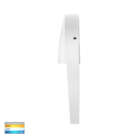 Fino White Round LED Outdoor Step Light - HV3269T-WHT-12V-RND