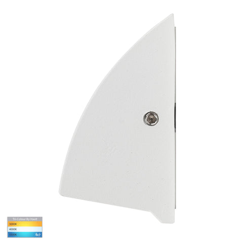 Taso 6w White TRI Colour LED Step Light - HV3271T-WHT-12V