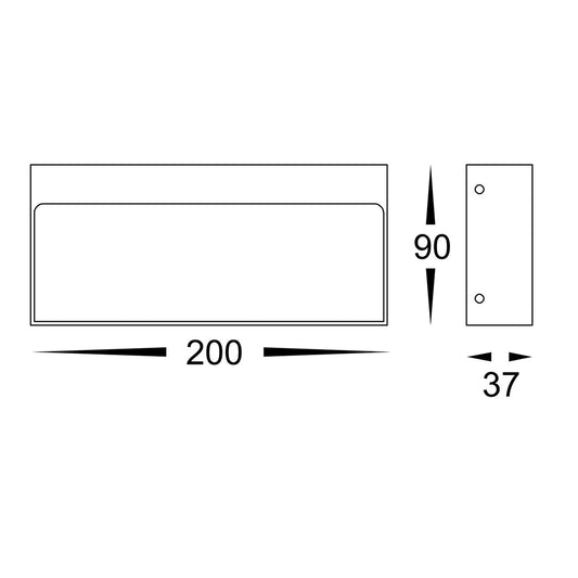 Virsma White Rectangle LED Step lights - HV3275T-WHT-12V