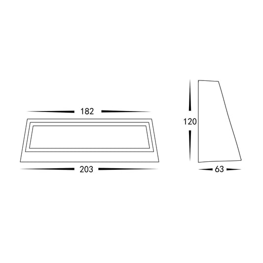 Shim White LED Step Lights - HV3278T-WHT-12V