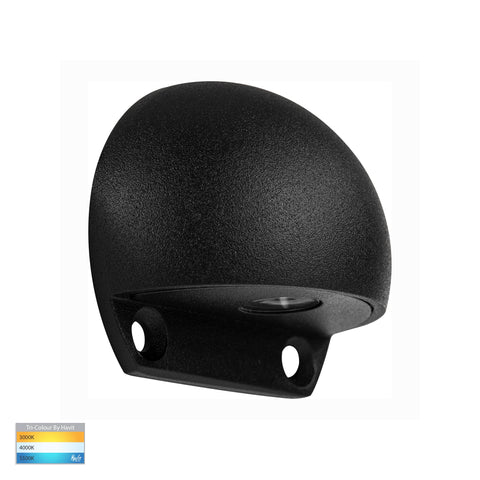 Occhio Black LED Eyelid Step Light - HV3281T-BLK-12V
