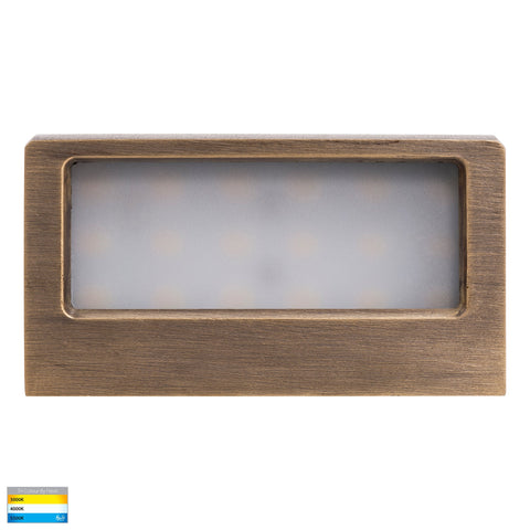 Ridge Solid Bronze LED Step Light - HV3283T-BRZ