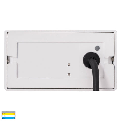 Ridge Aluminium White LED Step Light - HV3283T-WHT