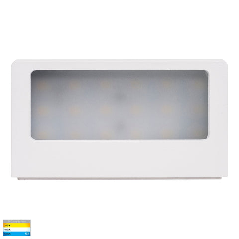 Ridge Aluminium White LED Step Light - HV3283T-WHT
