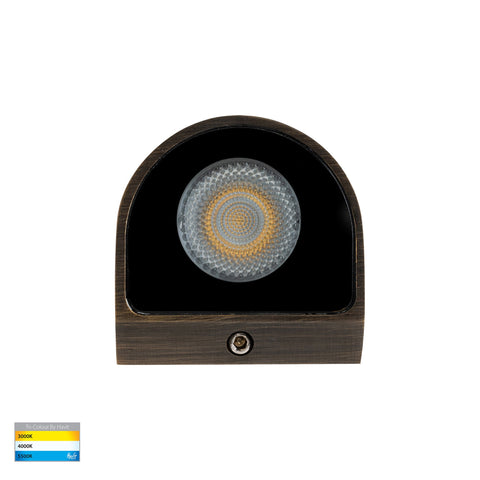 Patra Antique Brass Surface Mounted LED Wall Light - HV3284T-AB-12V