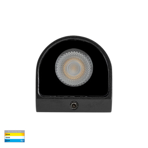 Patra Black Surface Mounted LED Wall Light - HV3284T-BLK-12V