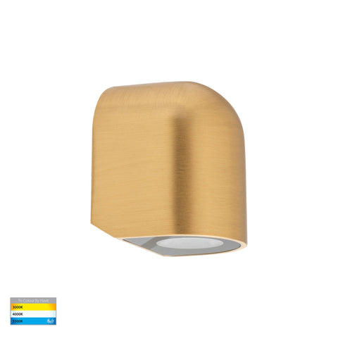 Patra Solid Brass Surface Mounted LED Wall Light - HV3284T-BR-12V