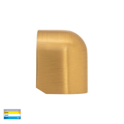 Patra Solid Brass Surface Mounted LED Wall Light - HV3284T-BR-12V