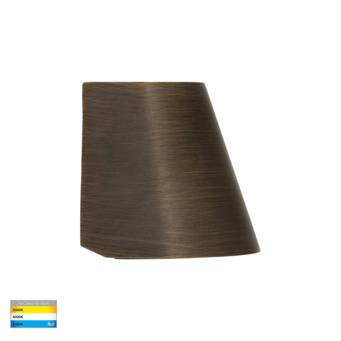 Kaval Antique Brass Surface Mounted LED Wall Light - HV3285T-AB-12V