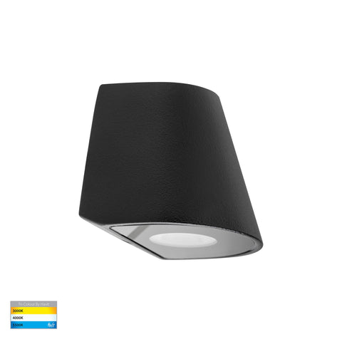 Kaval Black Surface Mounted LED Wall Light - HV3285T-BLK-12V