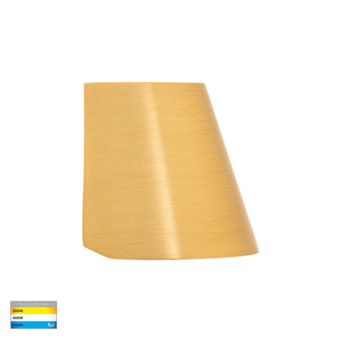 Kaval Solid Brass Surface Mounted LED Wall Light - HV3285T-BR-12V