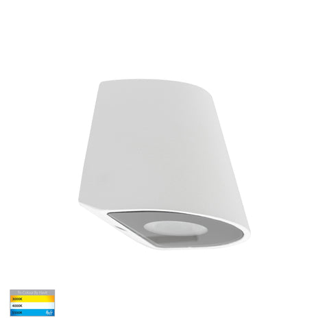 Kaval White Surface Mounted LED Wall Light - HV3285T-WHT-12V