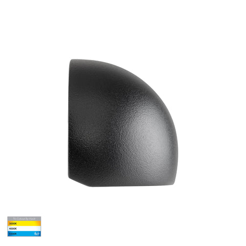 Serres Black Surface Mounted LED Wall Light - HV3286T-BLK-12V