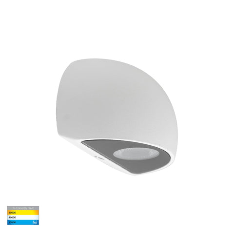 Serres White Surface Mounted LED Wall Light - HV3286T-WHT-12V