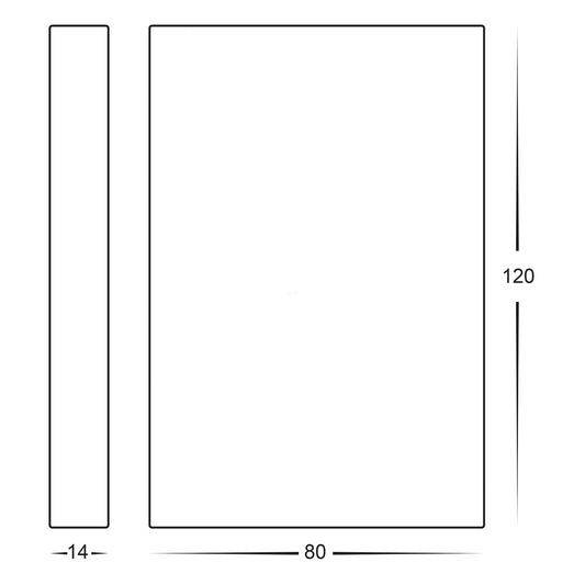 Stylez Graphite Up & Down LED Wall Light - HV3289T-GPH-12V