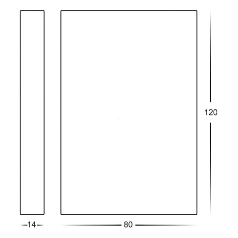 Stylez Graphite Up & Down LED Wall Light - HV3289T-GPH-12V