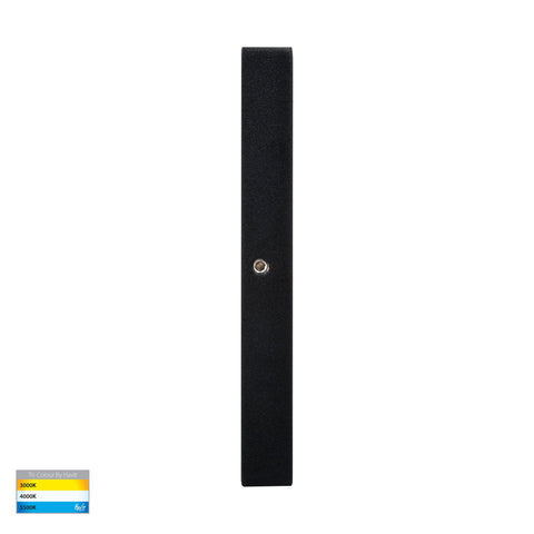 Stylez Black Up & Down LED Wall Light - HV3289T-BLK-12V