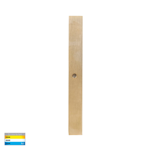 Stylez Solid Brass Up & Down LED Wall Light - HV3289T-BR-12V