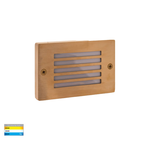 Ardam Solid Brass LED Step Light - HV3295T-BR-12V