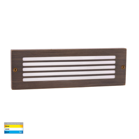 Ardam Antique Brass LED Step Light - HV3296T-AB-12V