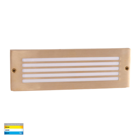 Ardam Solid Brass LED Step Light - HV3296T-BR-12V