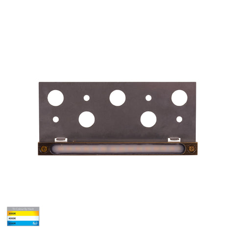 Preston Antique Brass LED Coping Light - HV3298T-AB-12V