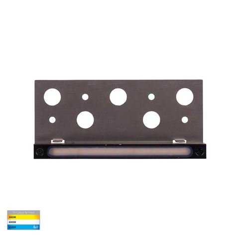 Preston Black LED Coping Light - HV3298T-BLK-12V