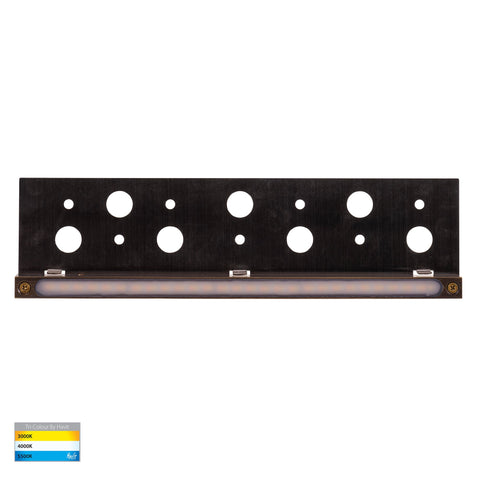 Preston Antique Brass LED Coping Light - HV3299T-AB-12V