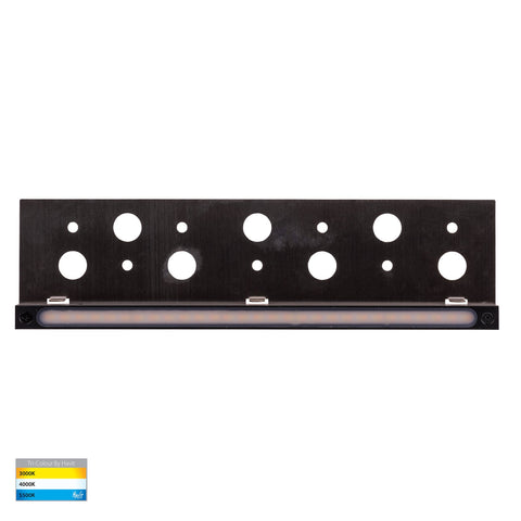 Preston Black LED Coping Light - HV3299T-BLK-12V