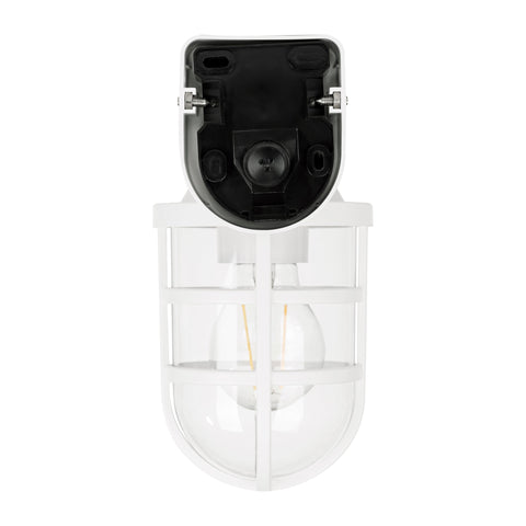 Marina Polycarbonate White Wall Light - HV3511W-WHT