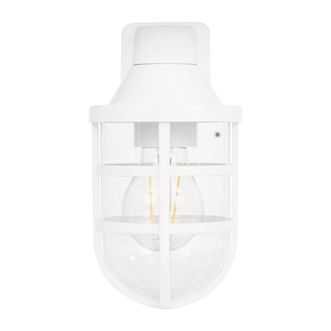 Marina Polycarbonate White Wall Light - HV3511W-WHT
