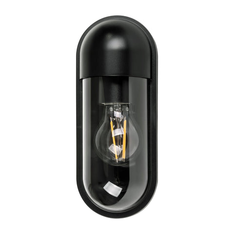 HV3512W-BLK- Lume Polycarbonate Black Wall Light - HV3512W-BLK