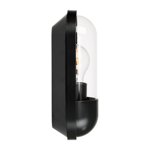 HV3512W-BLK- Lume Polycarbonate Black Wall Light - HV3512W-BLK