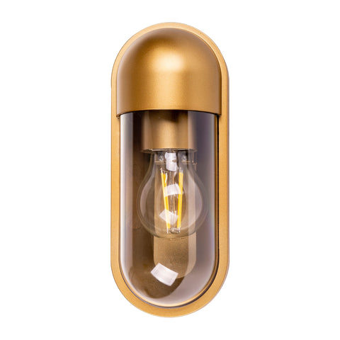 Lume Polycarbonate Brass Wall Light - HV3512W-PB