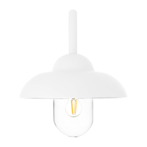 Loka Aluminium White Wall Light - HV3519W-WHT