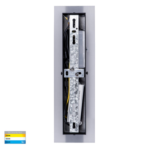 Barline Shadow Aluminium Black 300mm Wall Light - HV3571T-BLK-24V